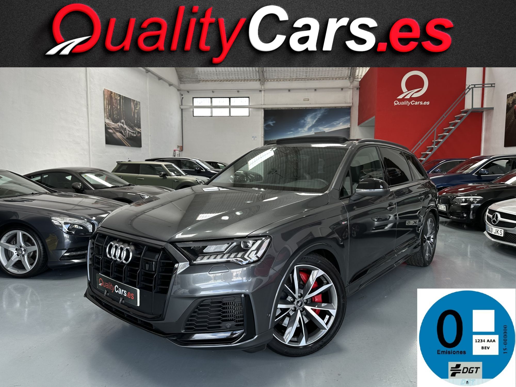AUDI Q7 (55 TFSIe Black line plus quattro tiptronic) en Valencia