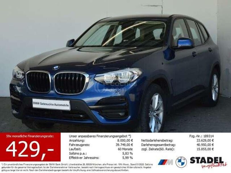 Foto del BMW X3 xDrive 30e