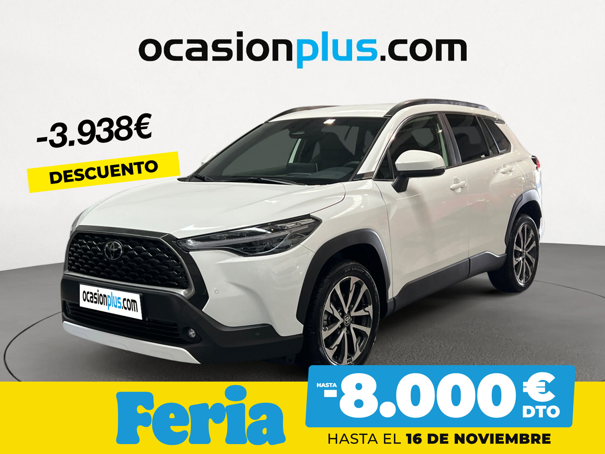 TOYOTA Corolla Cross (1.8 Híbrido Style Auto 103 kW (140 CV)) en Madrid