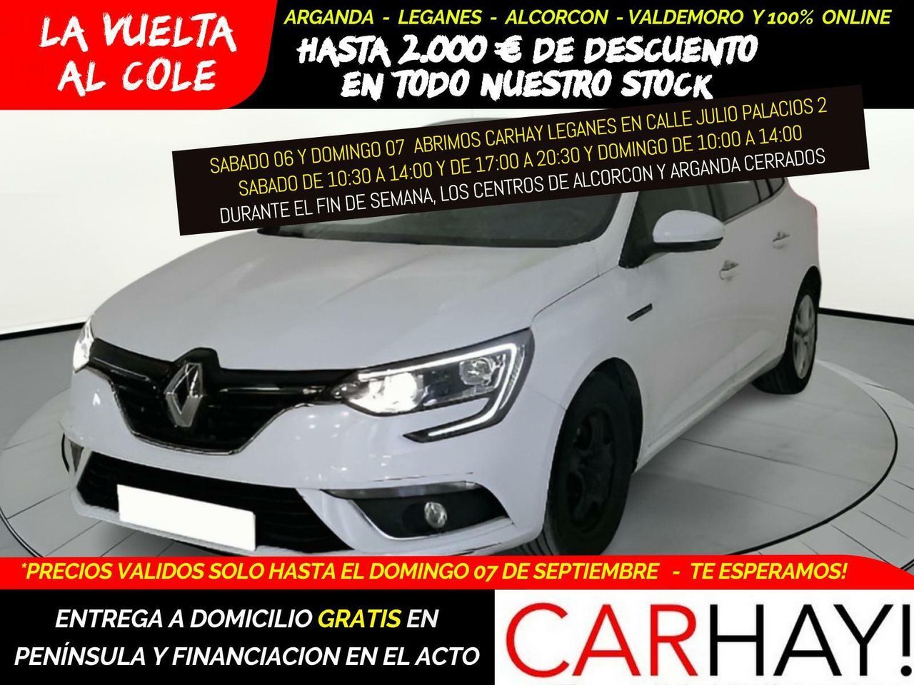 RENAULT Mégane (S.T. BUSINESS BLUE DCI 85KW (115CV)) en Madrid