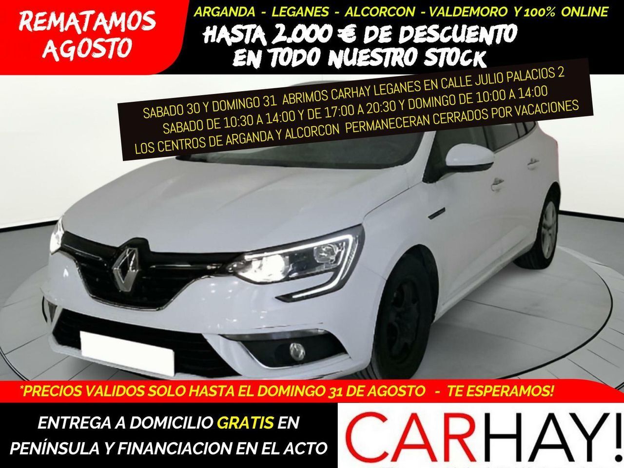 RENAULT Mégane (S.T. BUSINESS BLUE DCI 85KW (115CV)) en Madrid