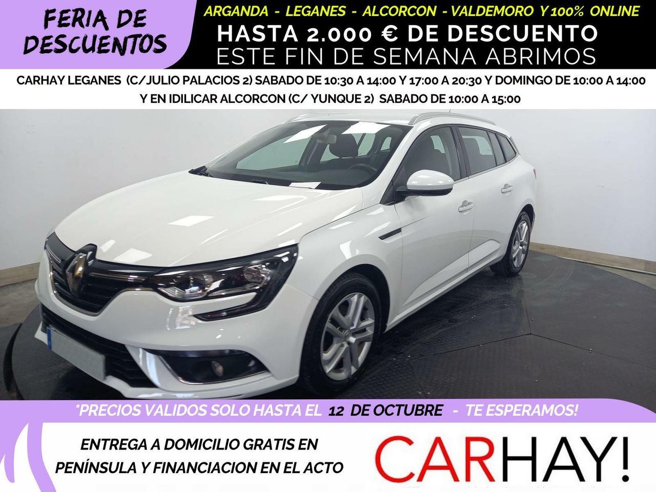 RENAULT Mégane (S.T. BUSINESS BLUE DCI 85KW (115CV)) en Madrid