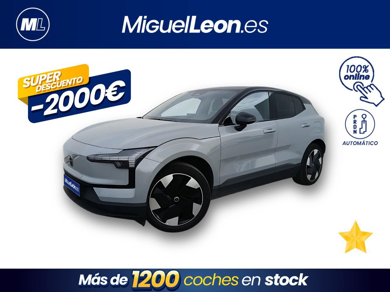 VOLVO EX30 (Single Motor Extended Range Core Auto) en Palmas, Las