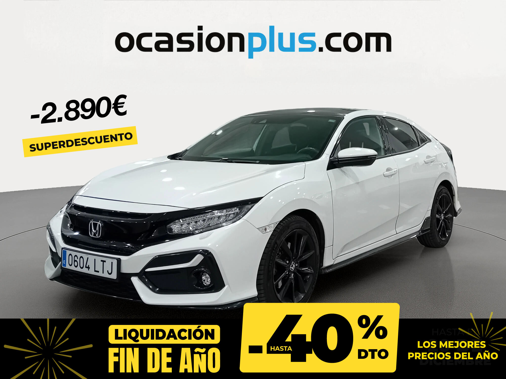 HONDA Civic (1.5 VTEC Turbo Sport Plus 134 kW (182 CV)) en Madrid
