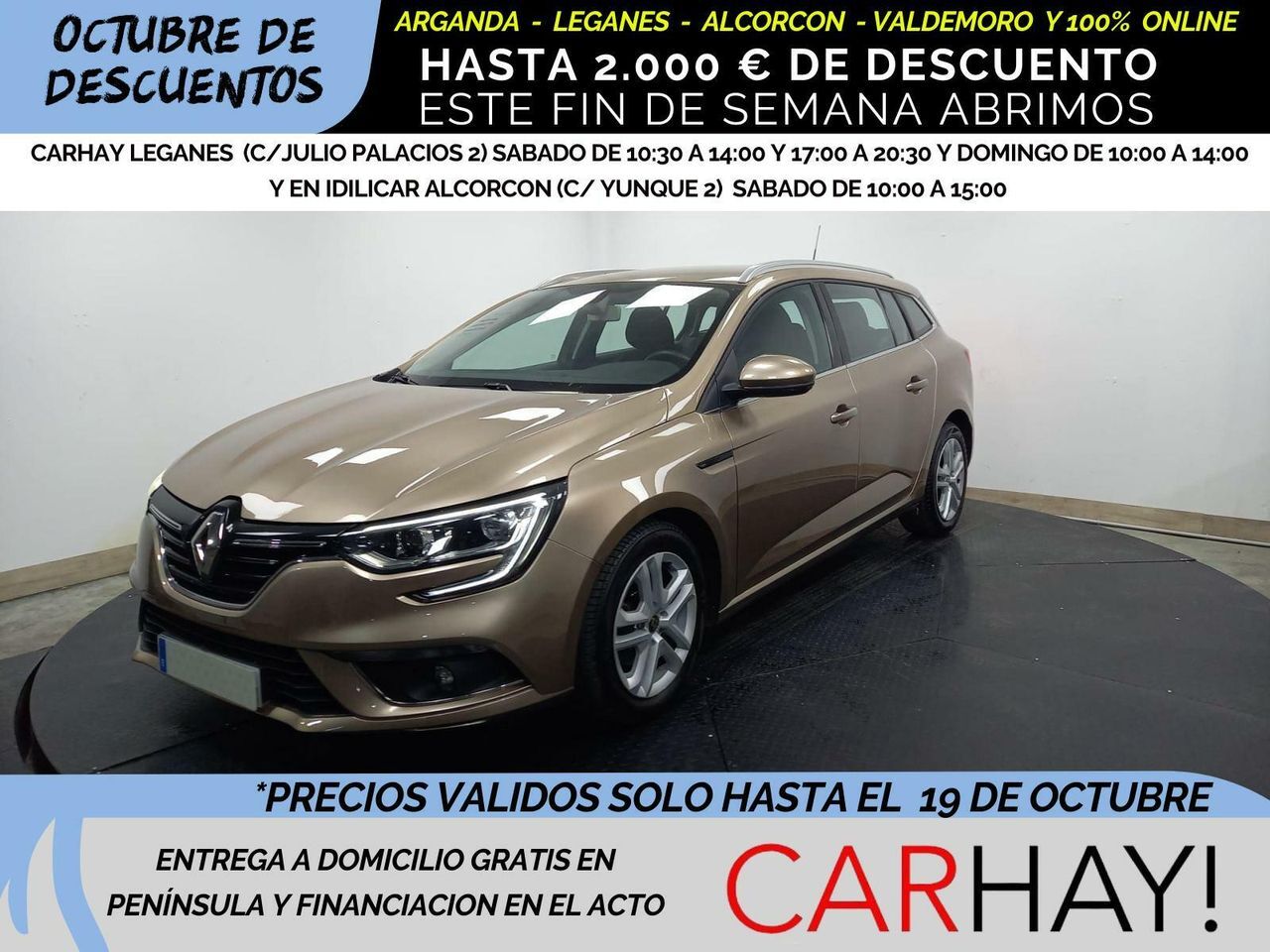 RENAULT Mégane (S.T. BUSINESS BLUE DCI 85KW (115CV)) en Madrid