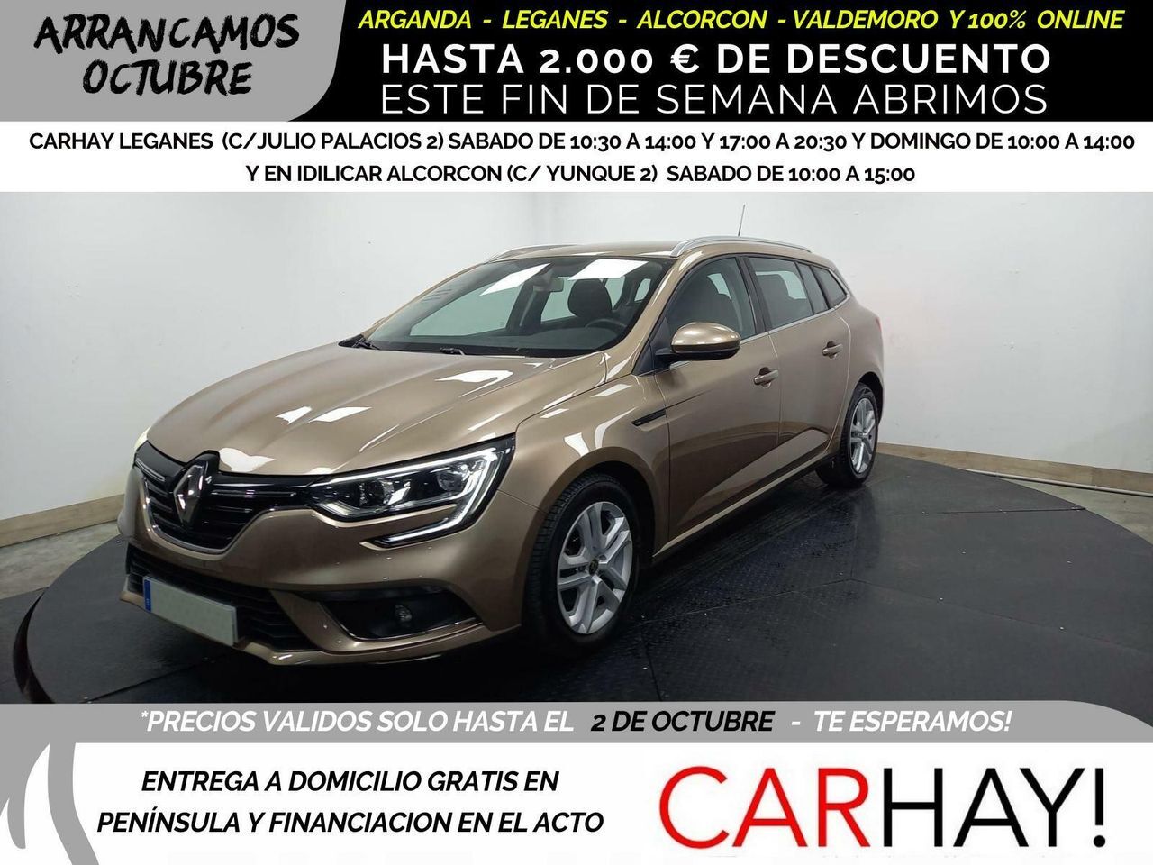 RENAULT Mégane (S.T. BUSINESS BLUE DCI 85KW (115CV)) en Madrid
