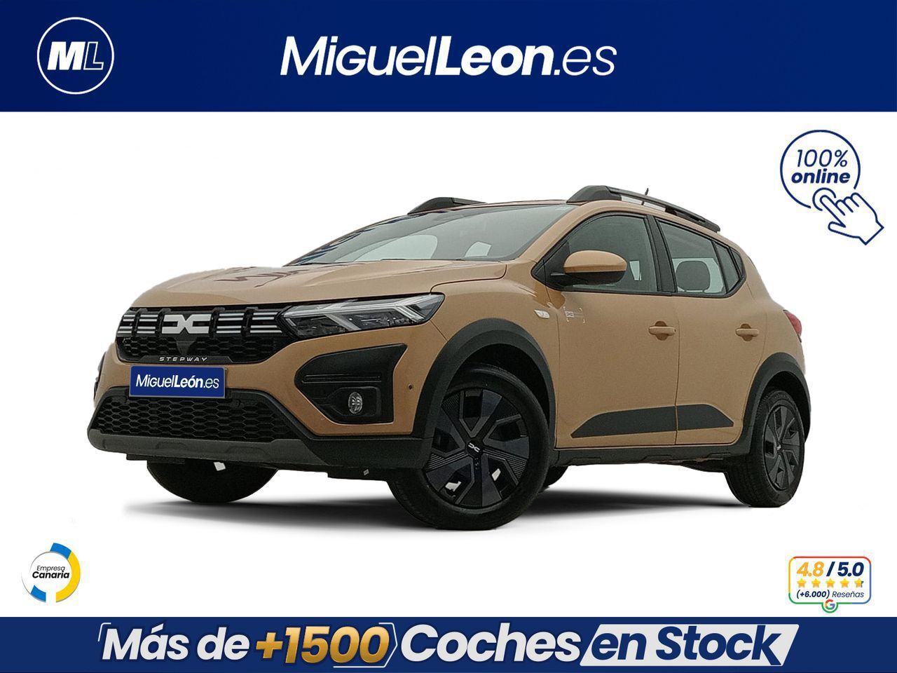 DACIA Sandero (Stepway Expression TCe 67kW (90CV)) en Palmas, Las