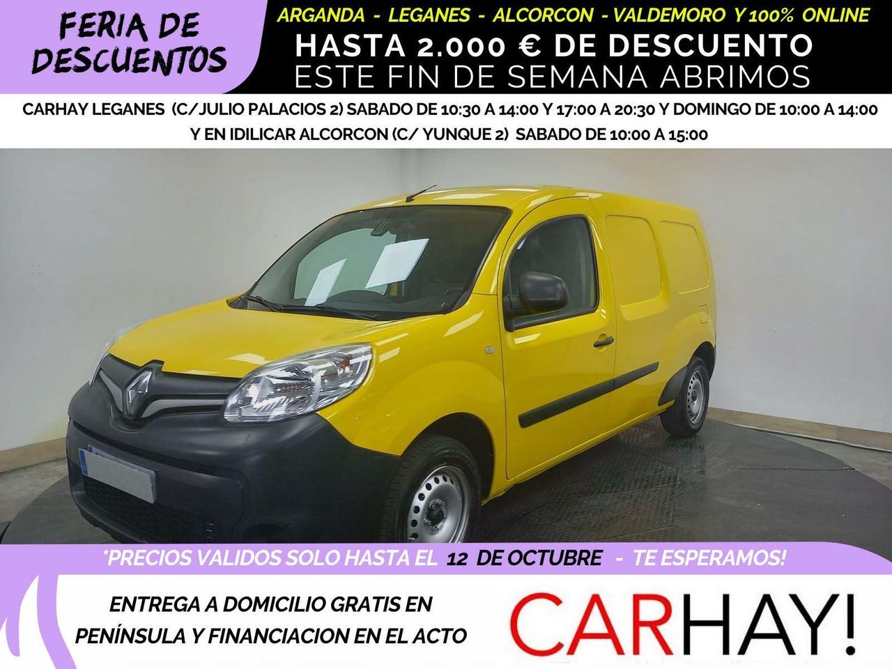 RENAULT Kangoo (EXPRESS Maxi 2p Blue dCi 70 kW (95CV)) en Madrid
