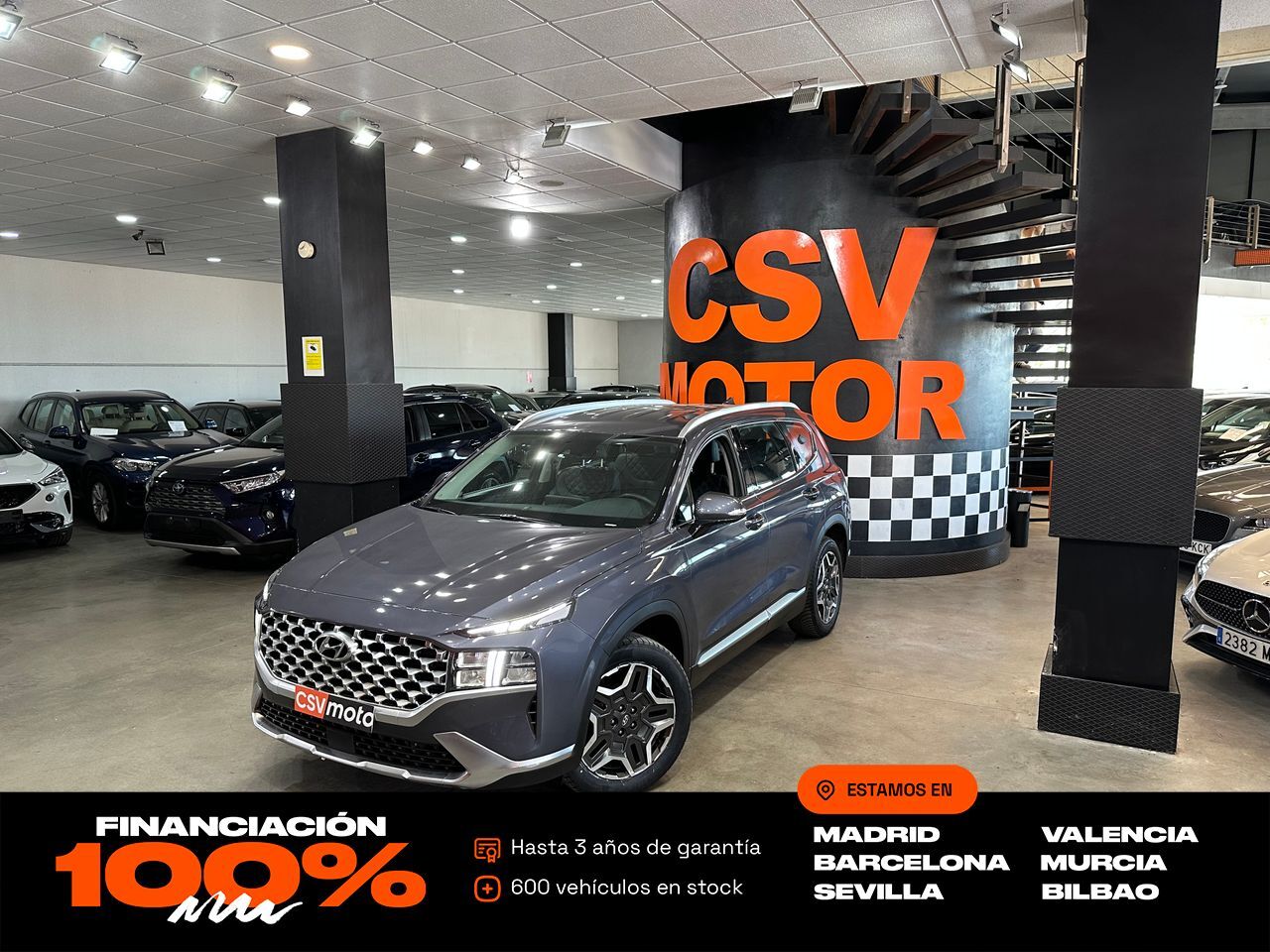 HYUNDAI Santa Fe (1.6 TGDi PHEV Style Auto 4x4) en Madrid