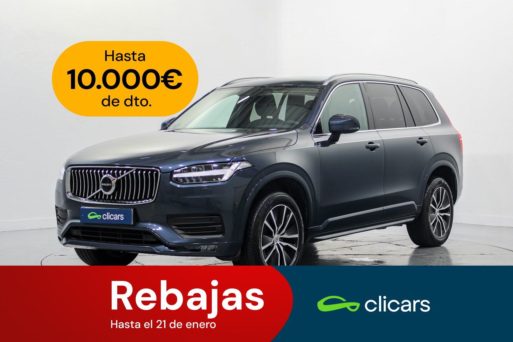 VOLVO XC90 (XC90 B5 Momentum Pro 7pl. AWD Aut.) en Madrid