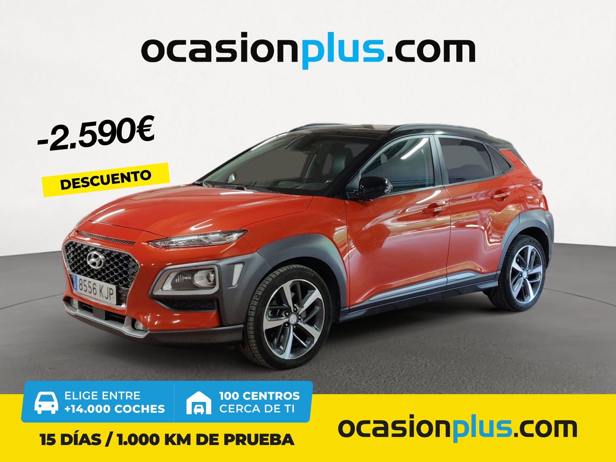 HYUNDAI Kona (1.6 TGDi Style DT 4x4 Sky 130 kW (177 CV)) en Madrid