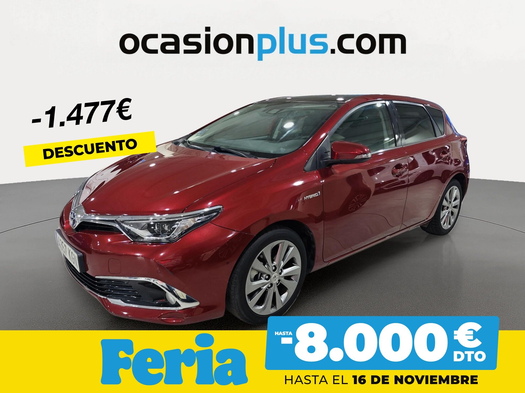 TOYOTA Auris (140H Hybrid Advance 100 kW (136 CV)) en Madrid