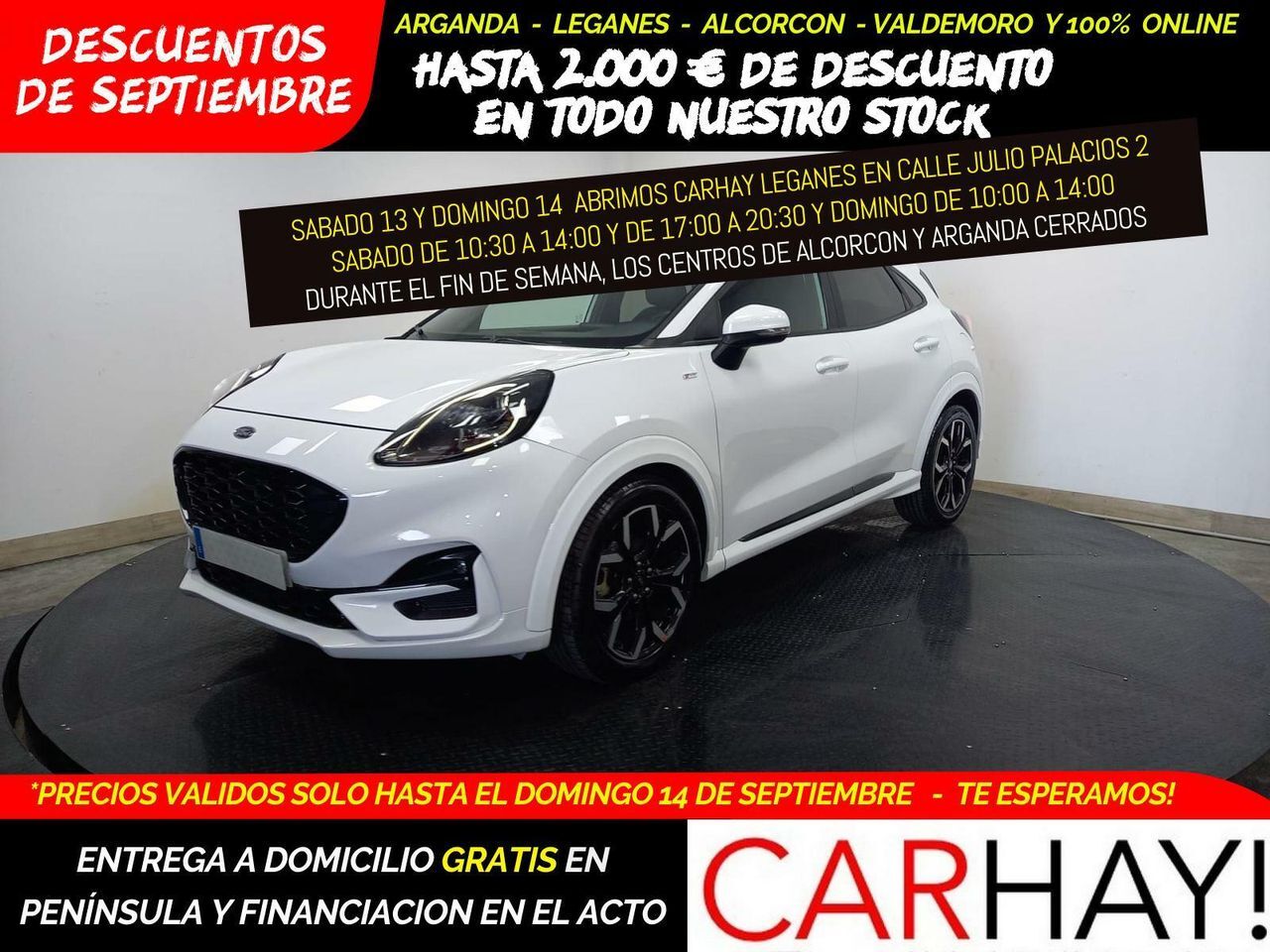 FORD Puma (ST LINE X 1.0 ECOBOOST MHEV 125CV) en Madrid