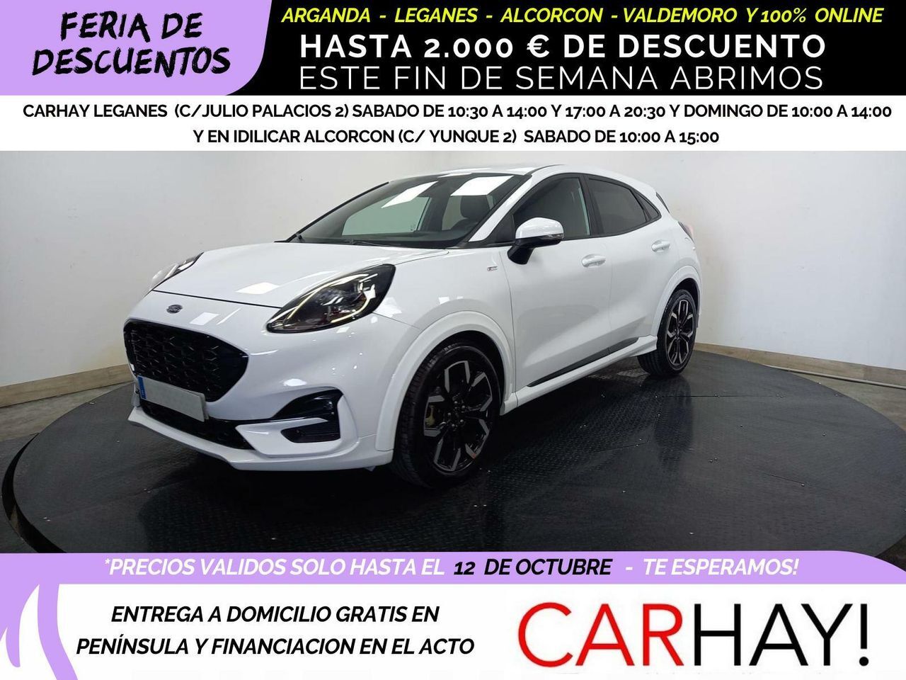 FORD Puma (ST LINE X 1.0 ECOBOOST MHEV 125CV) en Madrid