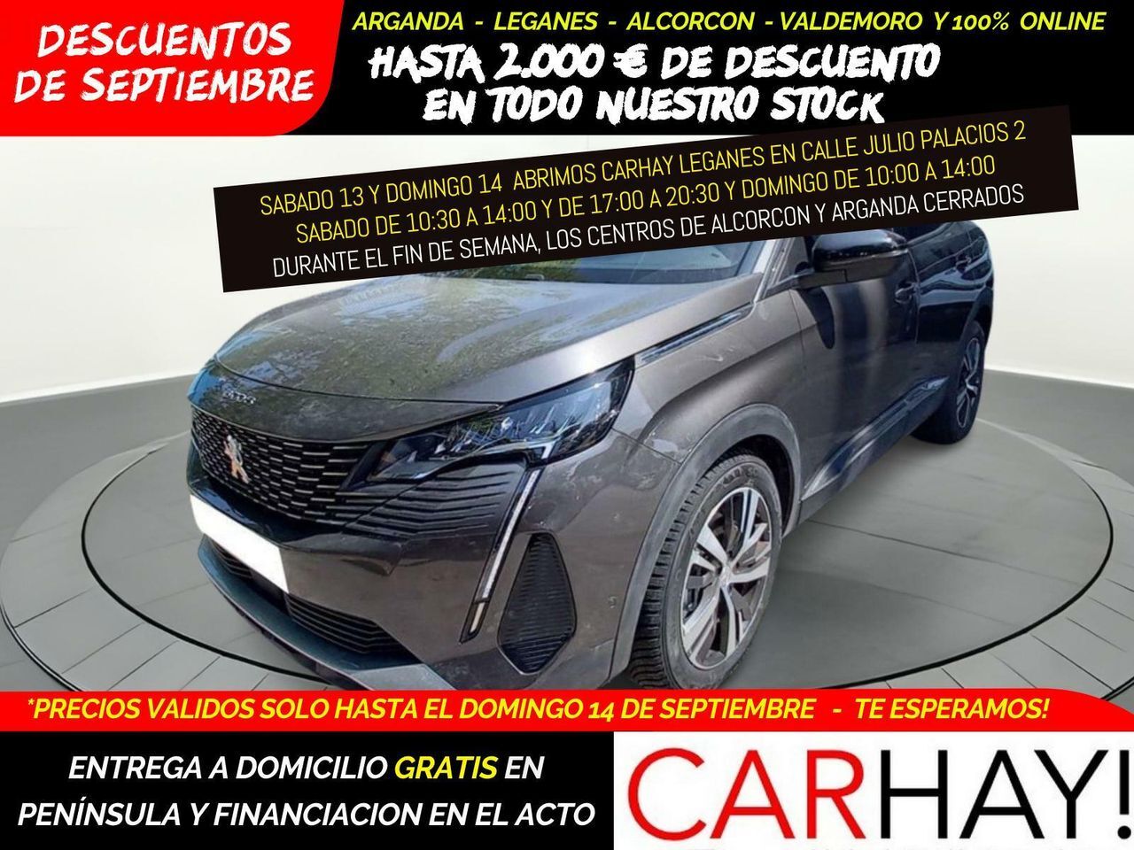 PEUGEOT 3008 (HYBRID 225 ALLURE 1.6 PLUG-IN 225CV AT8) en Madrid