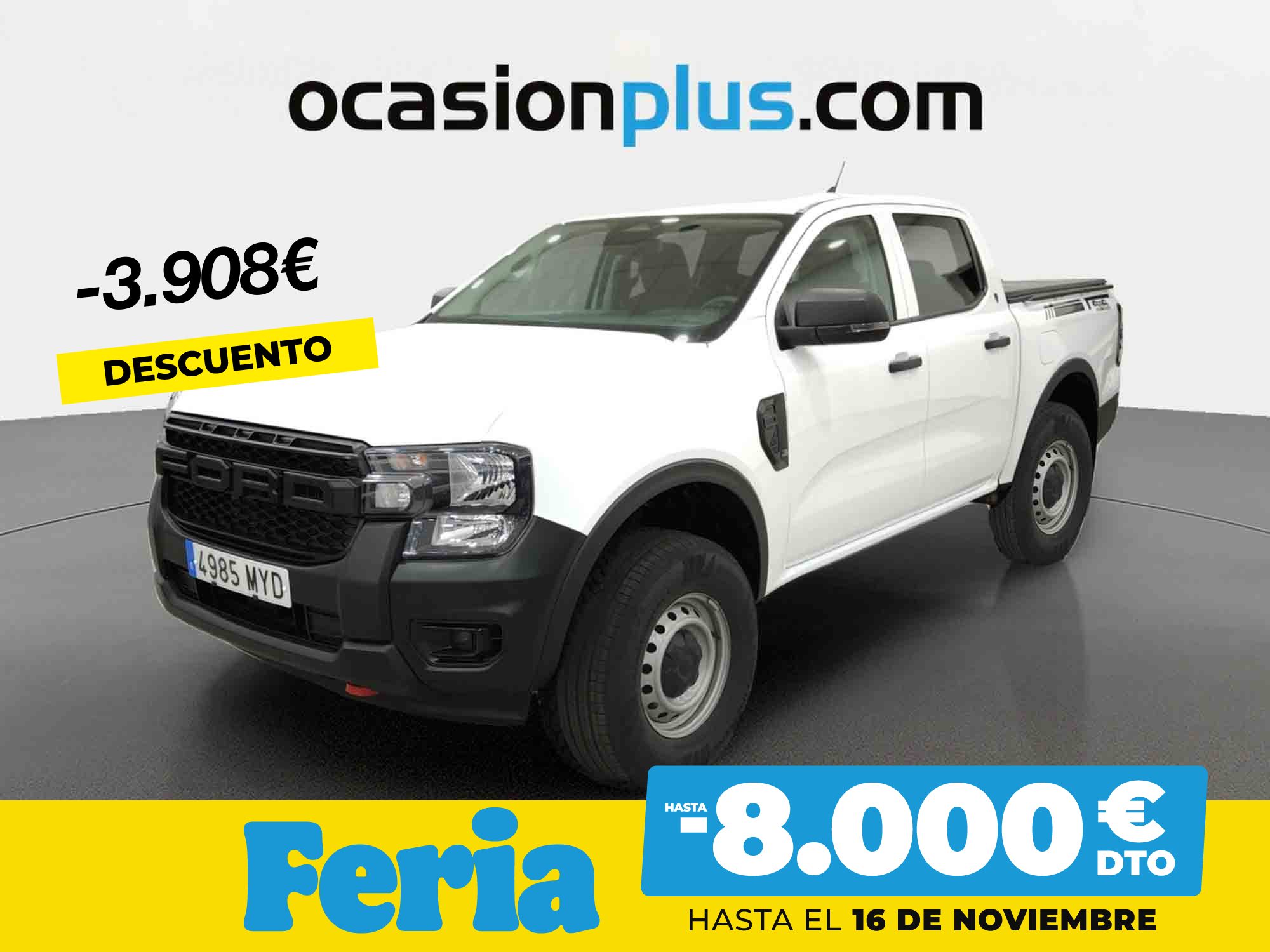 FORD Ranger (Pickup 2.0 Ecoblue Doble Cabina XL 4x4 125 kW (170 CV)) en Mad