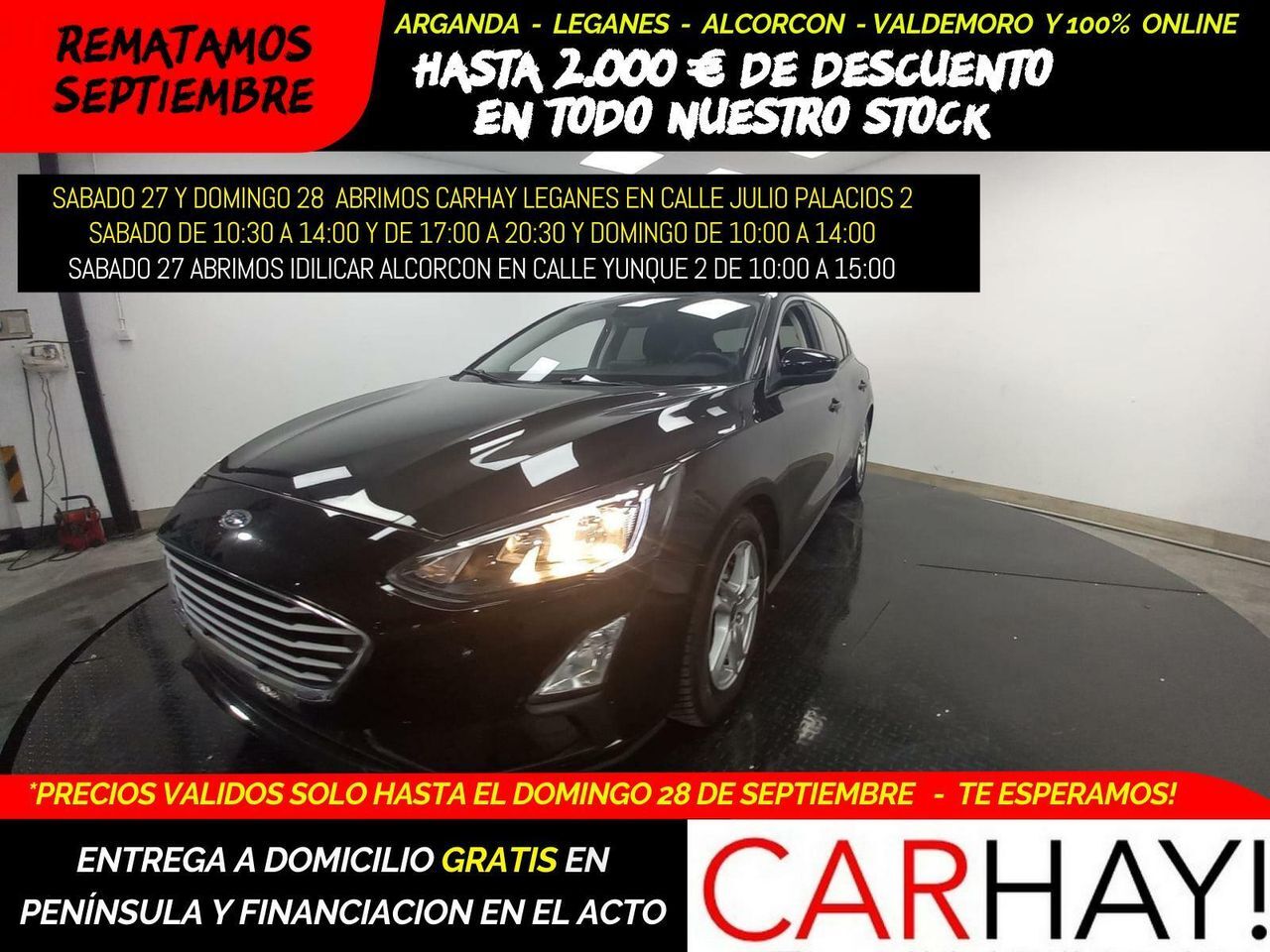 FORD Focus (TREND BUSINESS 1.5 ECOBLUE 95CV BVM6) en Madrid