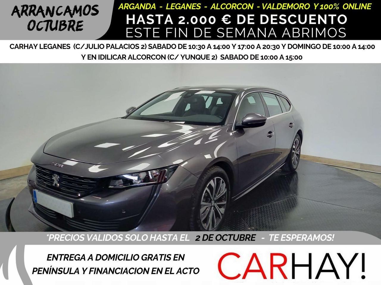 PEUGEOT 508 (SW Allure BlueHDi 96kW) en Madrid