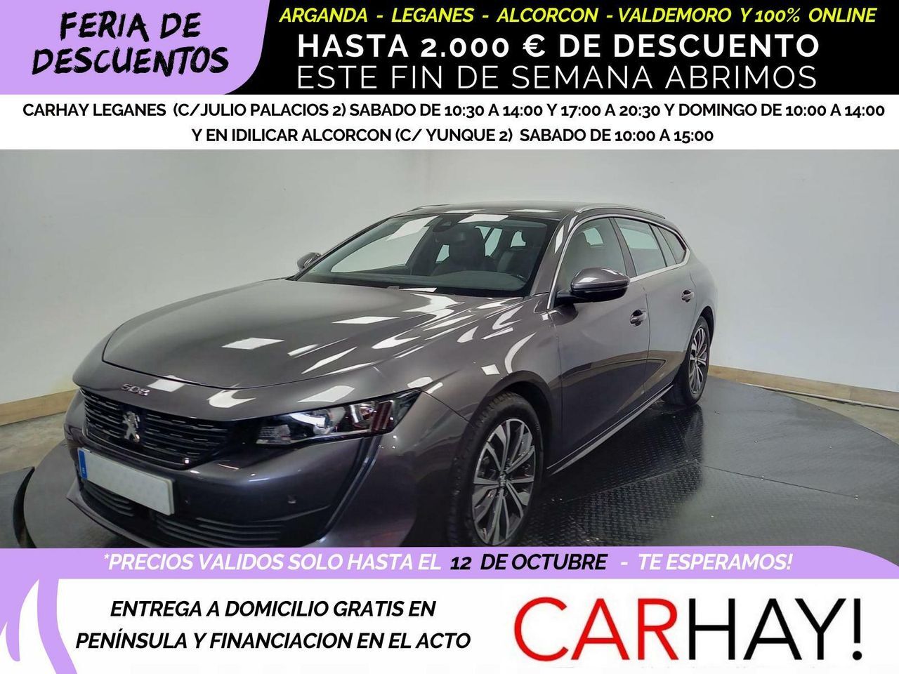 PEUGEOT 508 (SW Allure BlueHDi 96kW) en Madrid