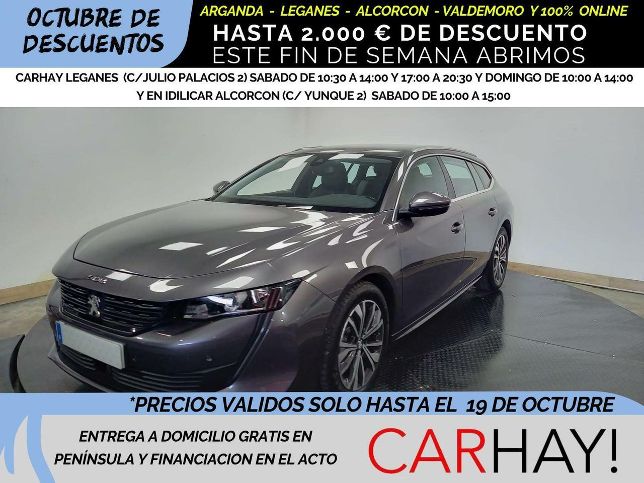 PEUGEOT 508 (SW Allure BlueHDi 96kW) en Madrid