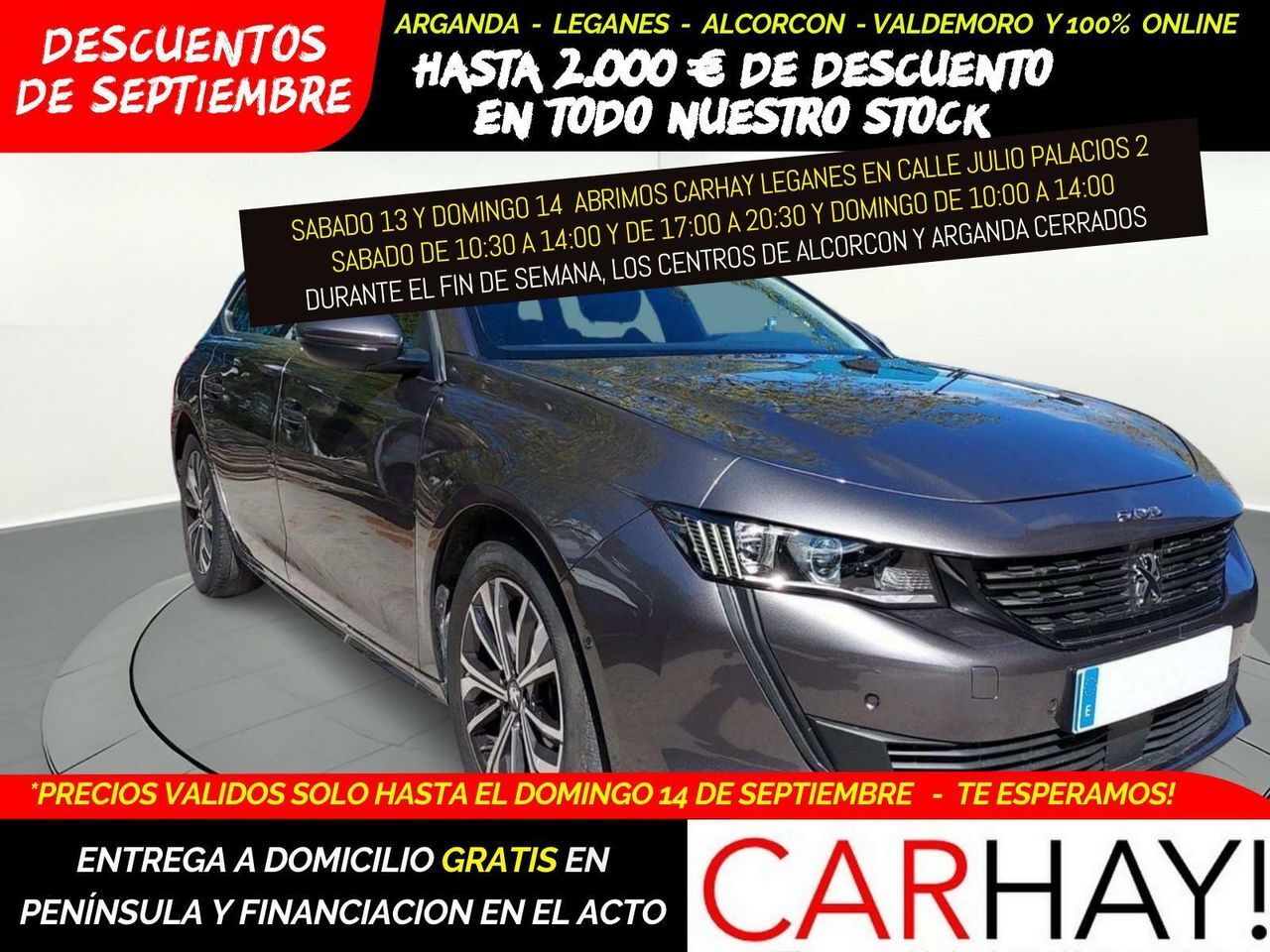 PEUGEOT 508 (SW Allure BlueHDi 96kW) en Madrid