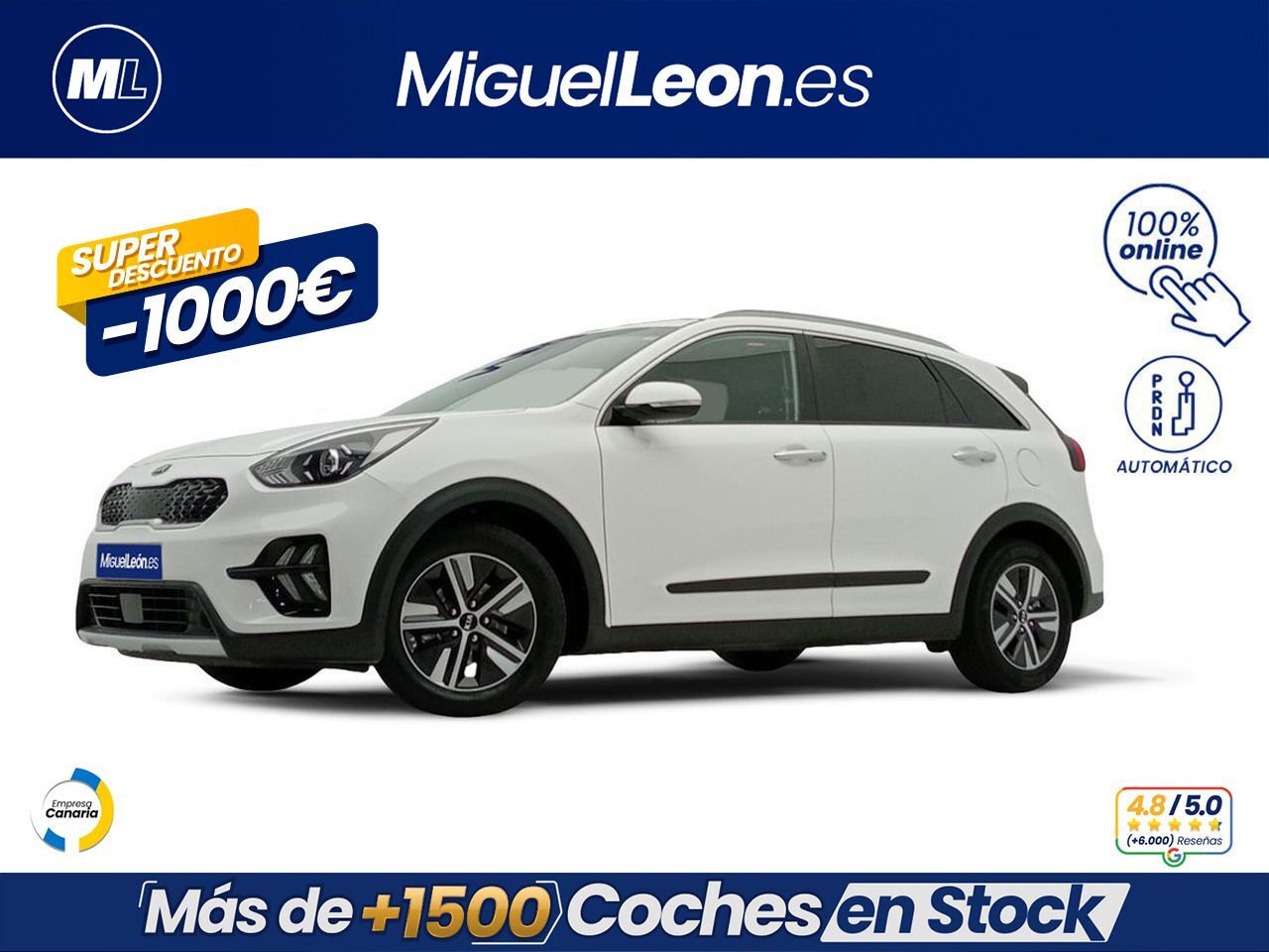 KIA Niro (1.6 GDi HEV 104kW (141CV) Drive) en Palmas, Las
