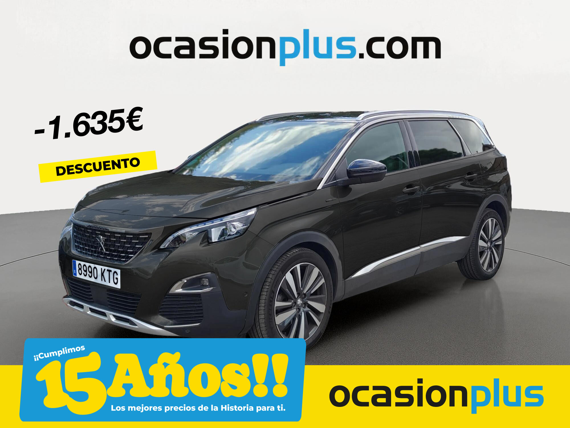 PEUGEOT 5008 (1.2L PureTech S&S GT Line EAT8 96 kW (130 CV)) en Madrid
