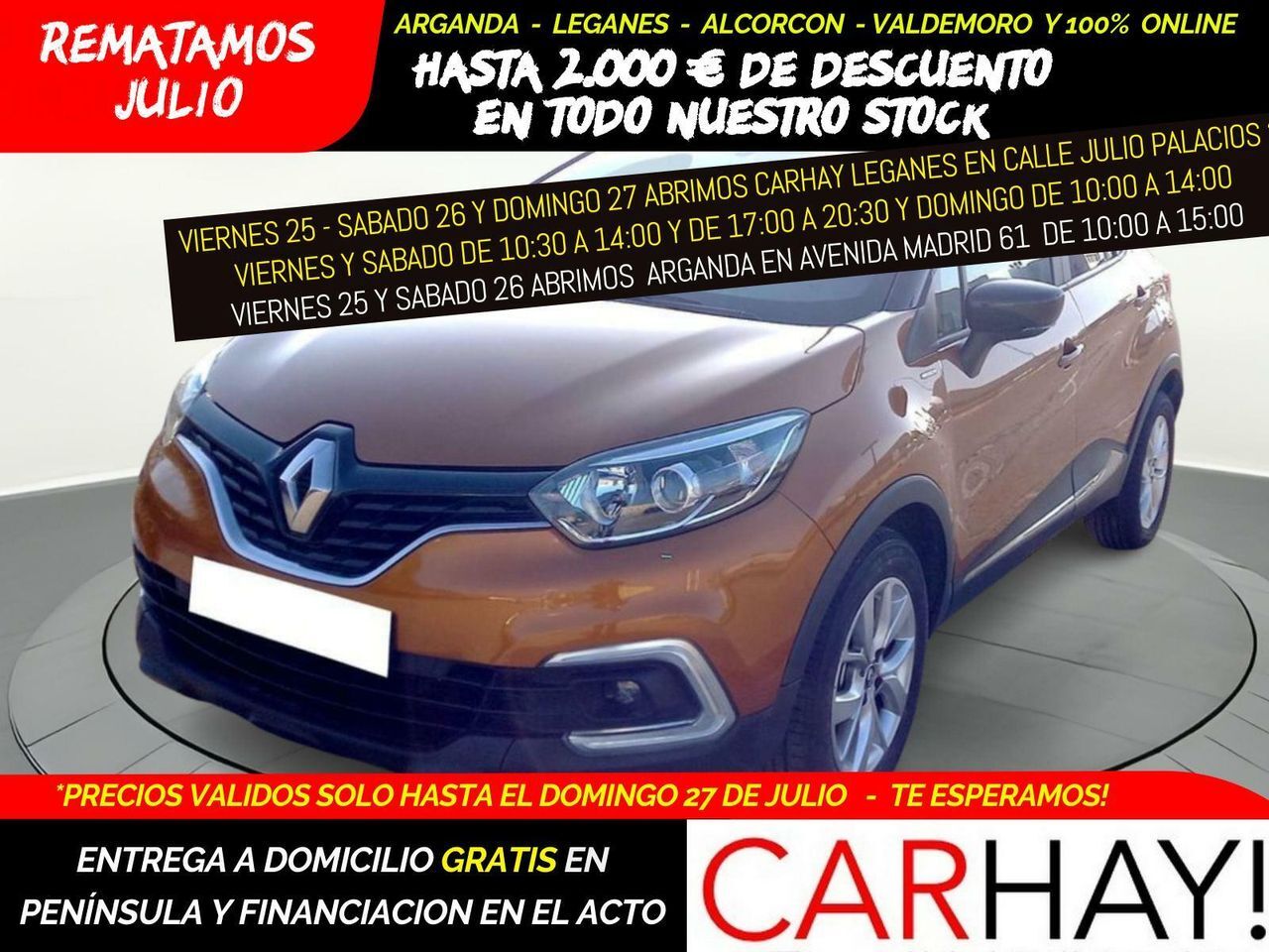 RENAULT Captur (0.9 TCE LIMITED2 (EU6C)) en Madrid