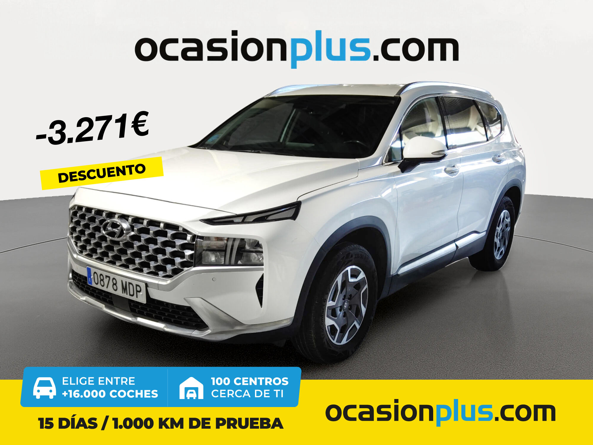 HYUNDAI Santa Fe (1.6 TGDi HEV Maxx 4x2 Auto 169 kW (230 CV)) en Madrid