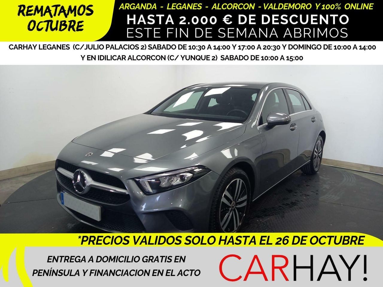 MERCEDES Clase A (250 E (177.086) 1.3 220CV AT8 E6D) en Madrid