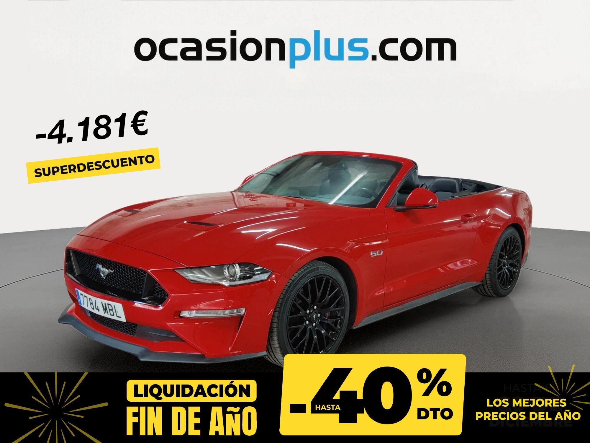 FORD Mustang (5.0 Ti-VCT V8 Convertible Mustang GT Autom. 331 kW (450 CV)) 
