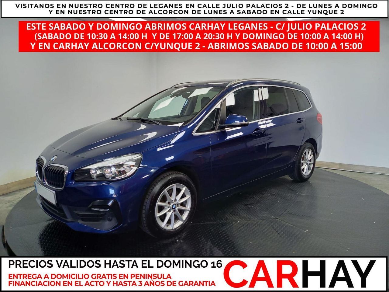 BMW Serie 2 (216 D ADBLUE (EU6D-TEMP)) en Madrid