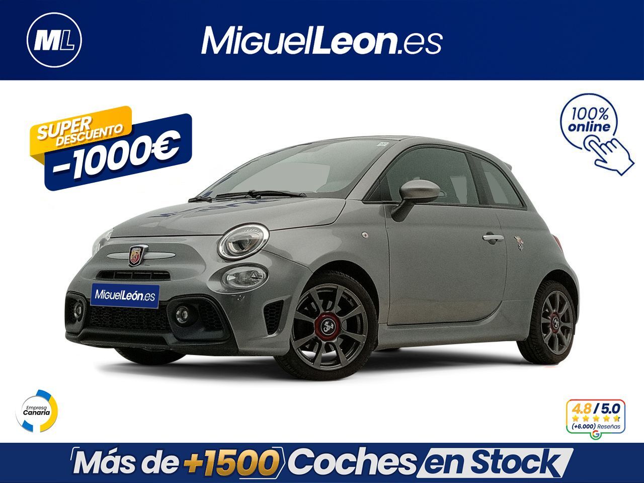 ABARTH 595 (1.4 16v T-Jet 595 107kW (145CV) E6D) en Palmas, Las