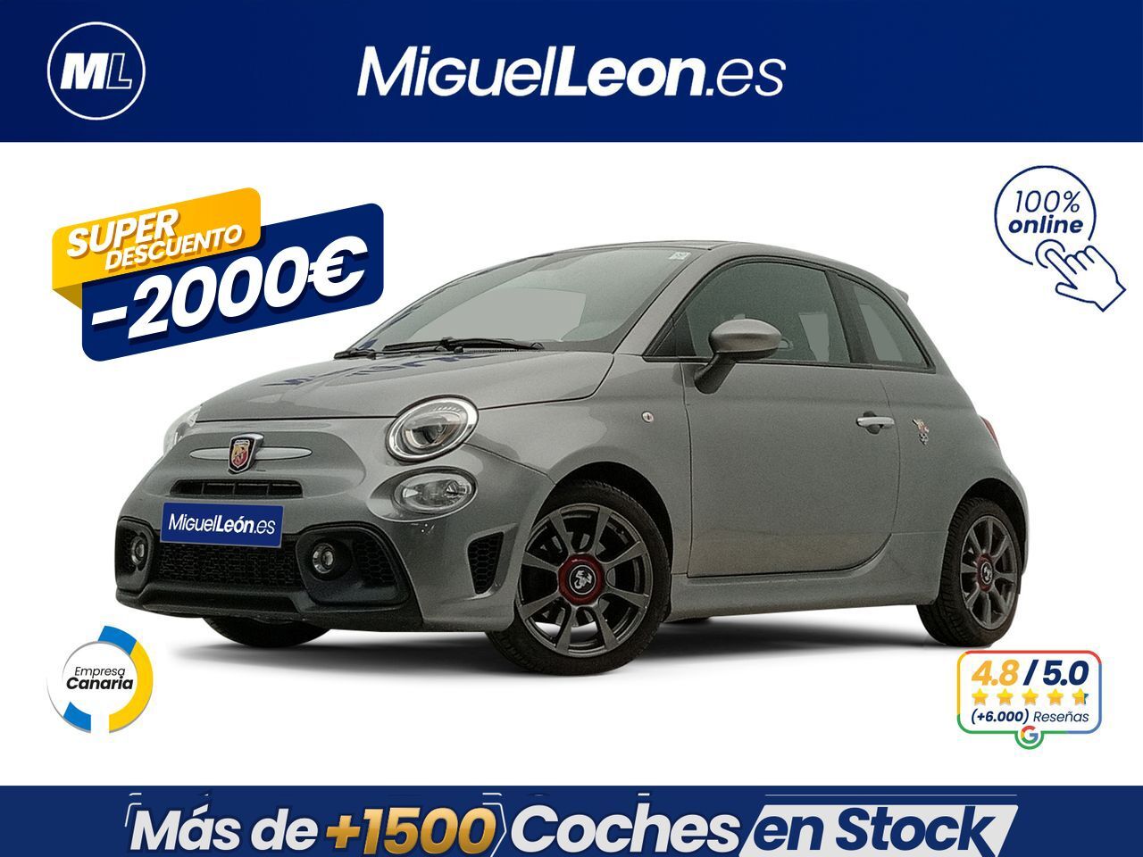 ABARTH 595 (1.4 16v T-Jet 595 107kW (145CV) E6D) en Palmas, Las