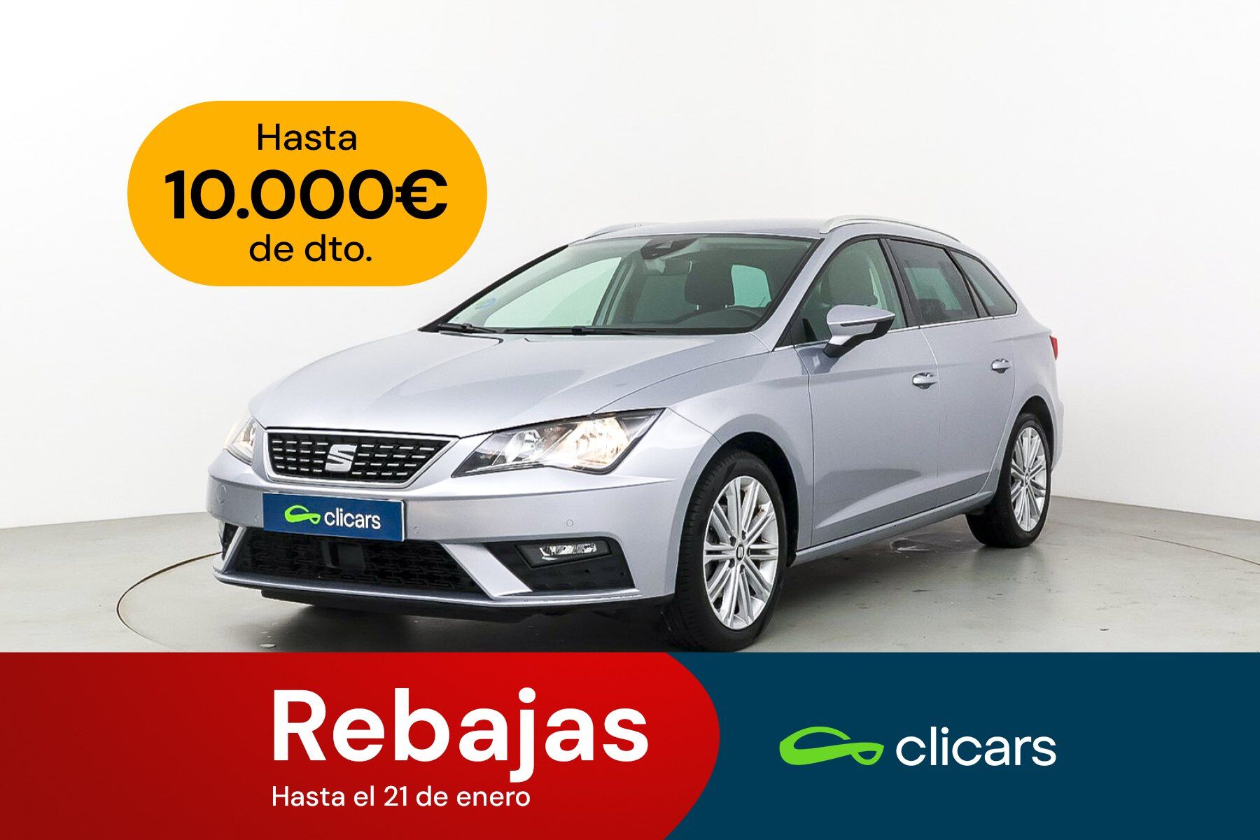 SEAT León (León ST 1.5 TGI GNC S&S Xcellence DSG7 130) en Madrid