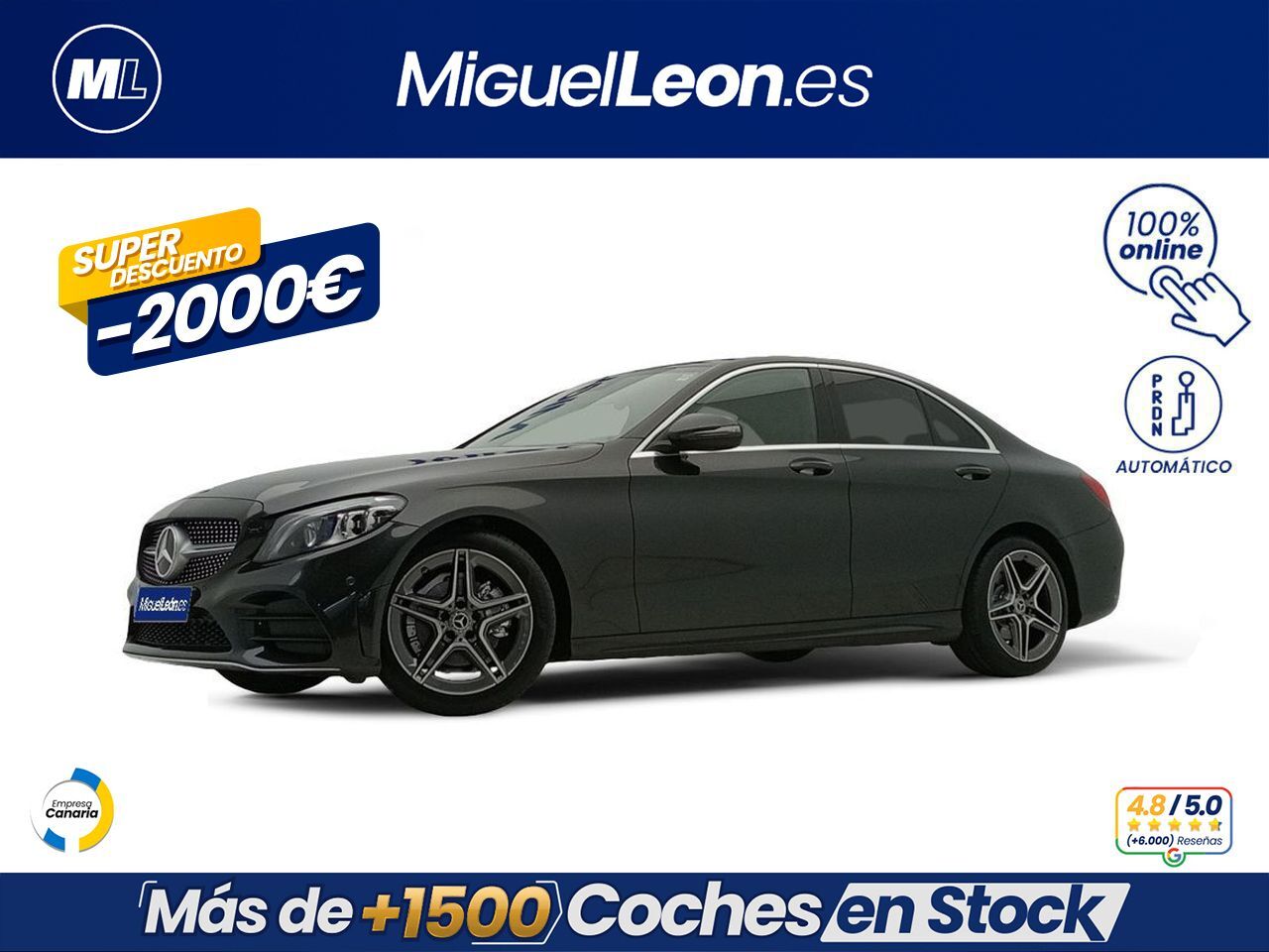 MERCEDES Clase C (C 200 d) en Palmas, Las