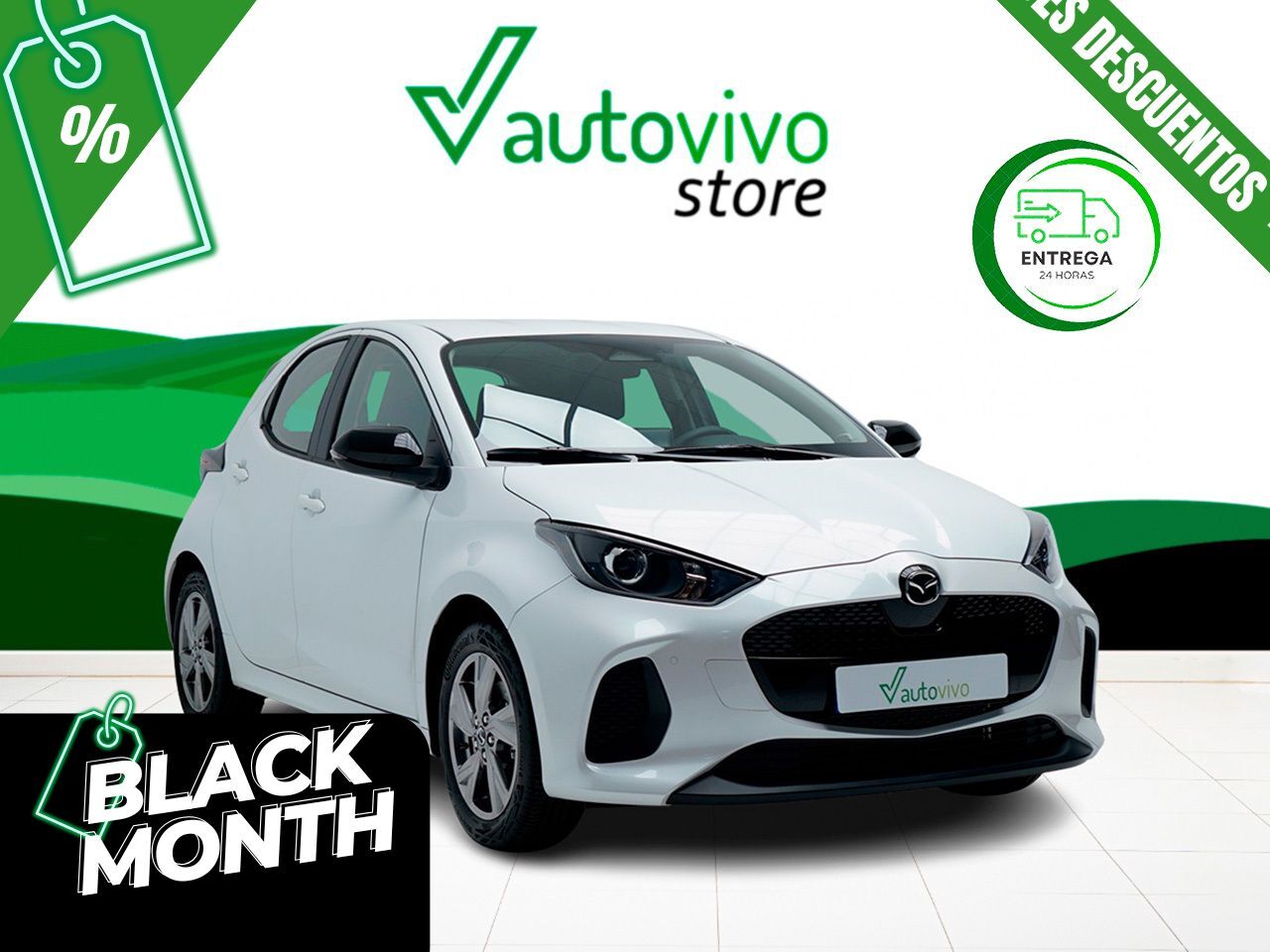 MAZDA Mazda2 (1.5 HEV 85KW CVT EXCLUSIVE-LINE 116 5P) en Barcelona