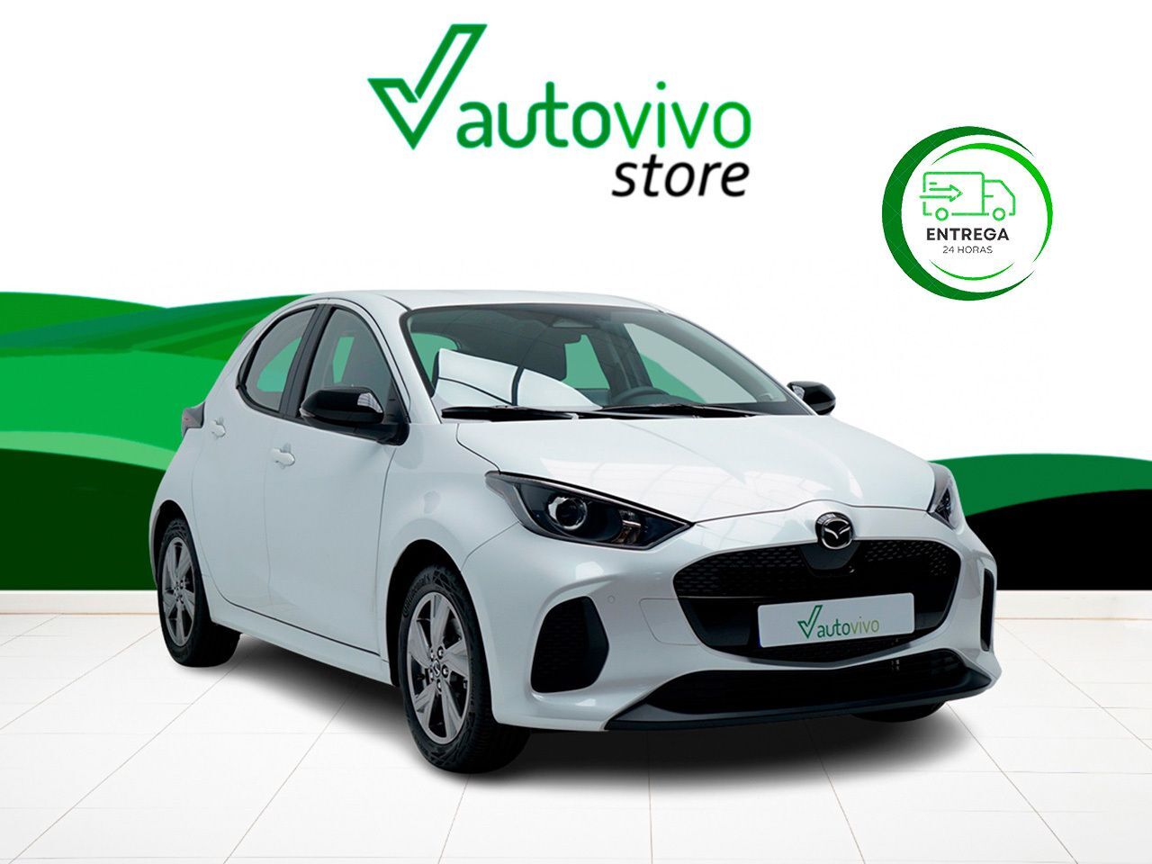 MAZDA Mazda2 (1.5 HEV 85KW CVT EXCLUSIVE-LINE 116 5P) en Barcelona