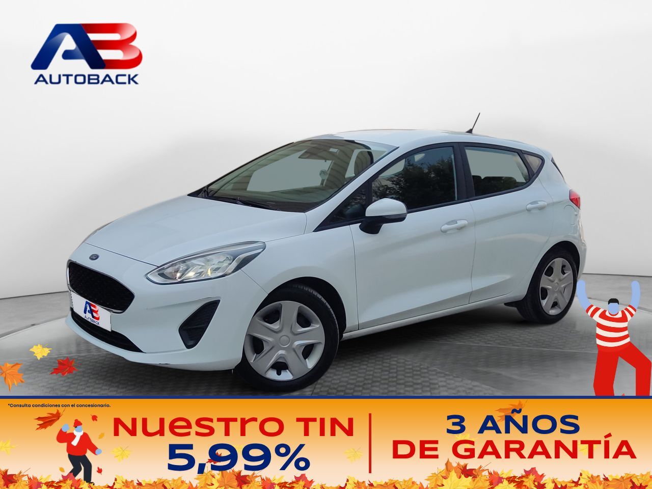 FORD Fiesta (1.1 PFI GLP 55kW (75CV) Trend 5p) en Madrid