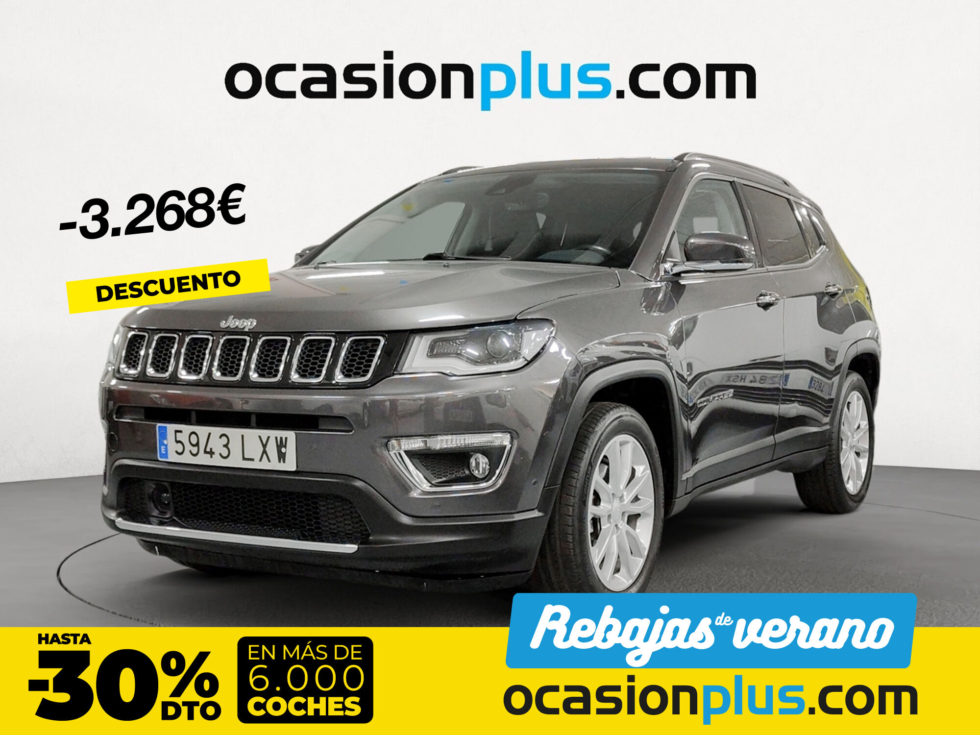 JEEP Compass (1.3 Gse Limited 4x2 DDCT 110 kW (150 CV)) en Madrid