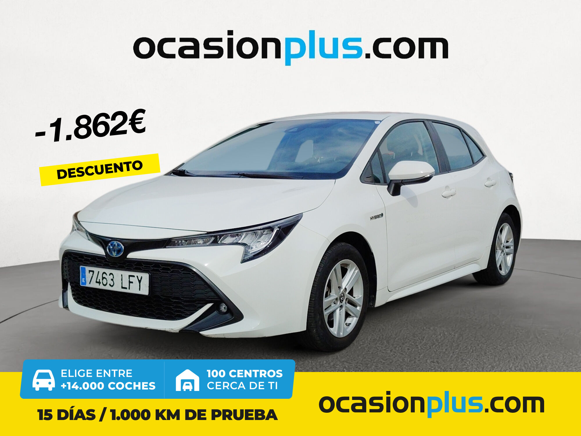 TOYOTA Corolla (125H Active E-CVT 90 kW (122 CV)) en Madrid