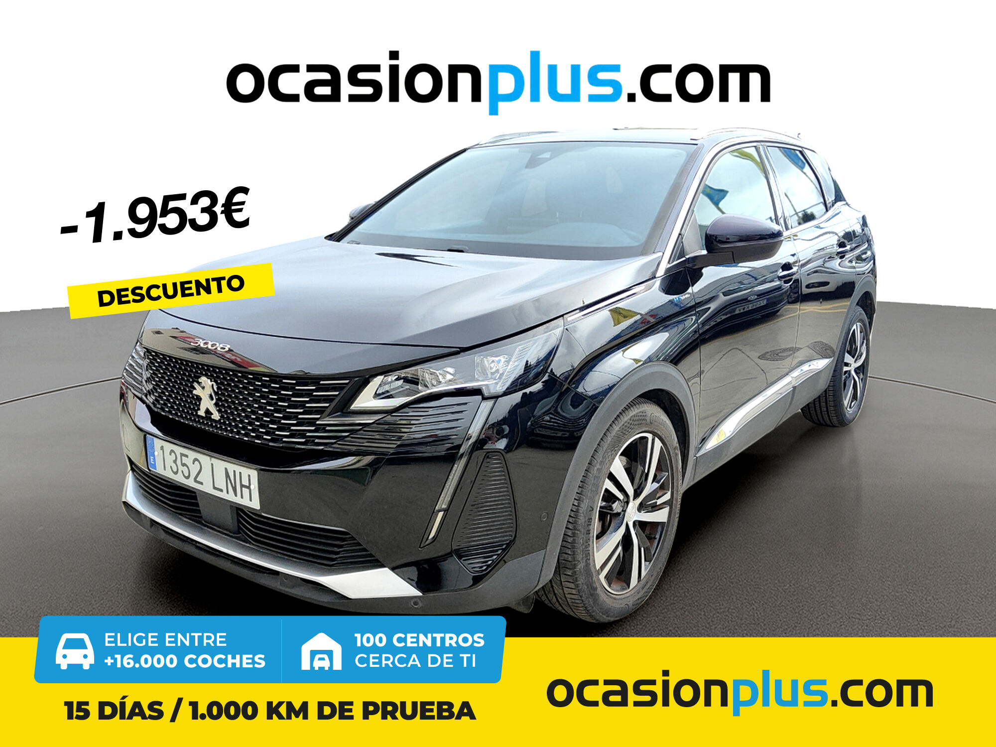 PEUGEOT 3008 (Hybrid 225 GT e-EAT8 165 kW (225 CV)) en Madrid