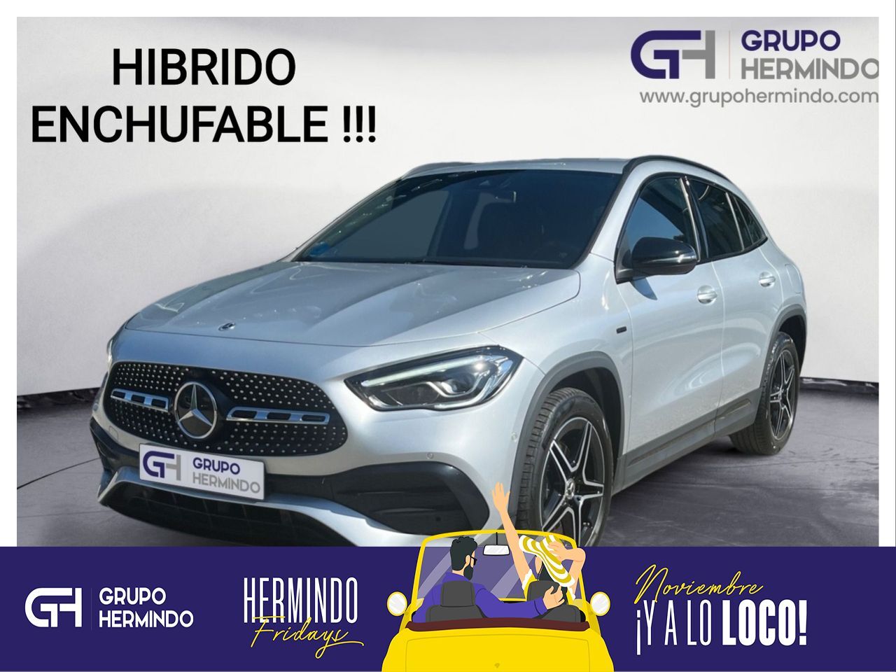 MERCEDES Clase GLA (250 e AMG LINE+PAQUETE ADVANTAGE+SMARTPHONE) en Lugo