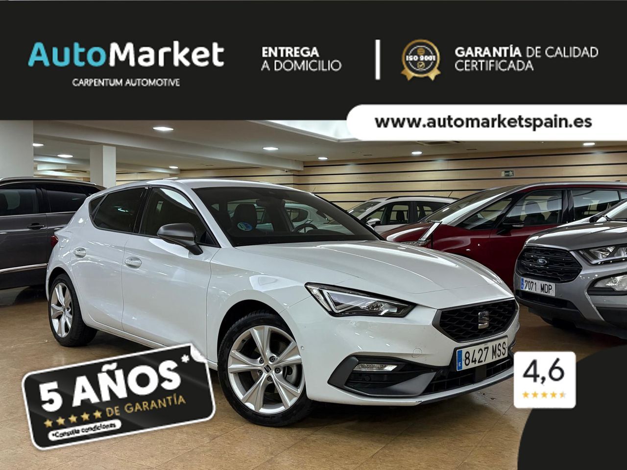 SEAT León (FR 1.0 ETSI 81KW DSG-7 S&S FR 25 ANIV) en Lugo