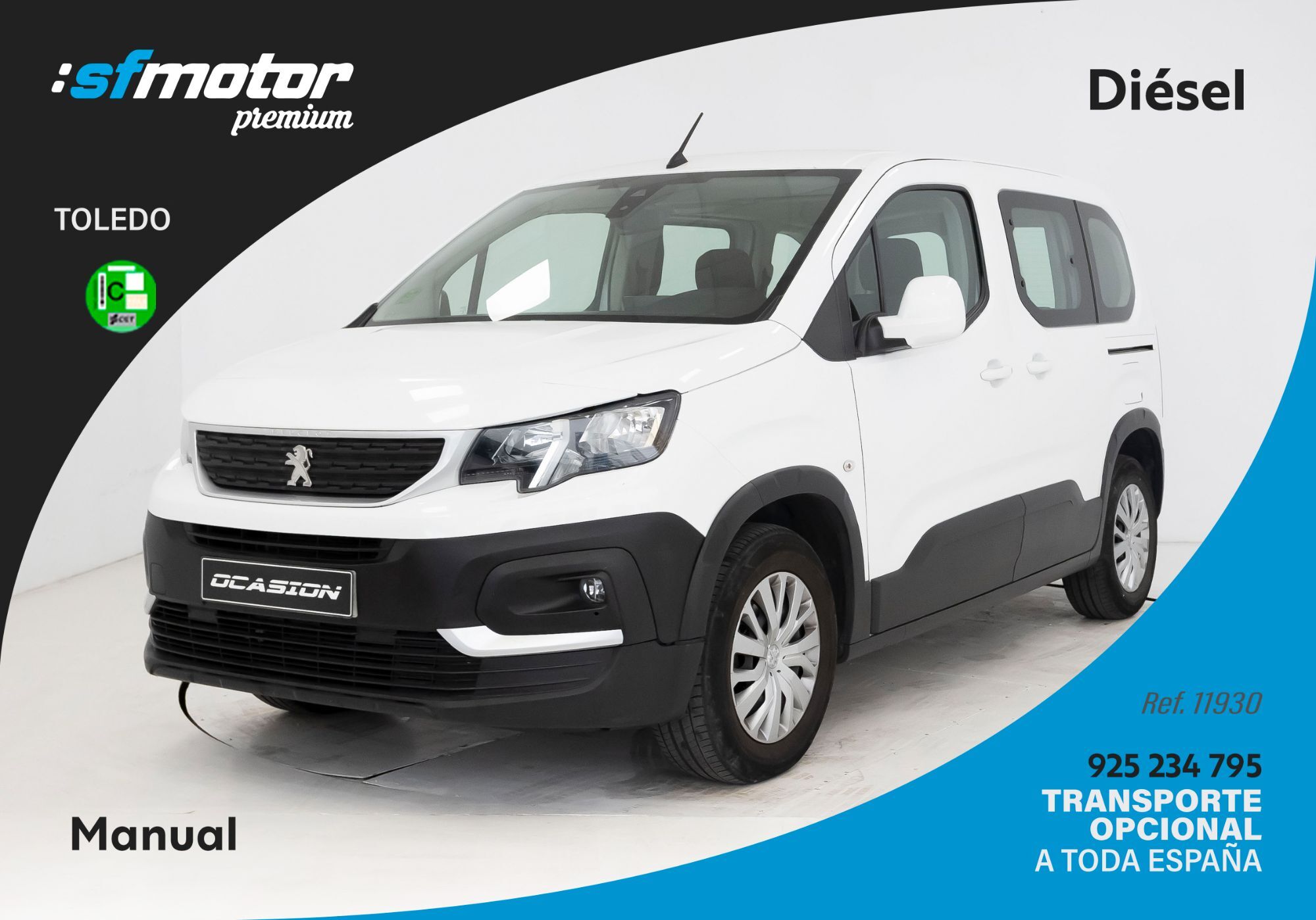 PEUGEOT Rifter (1.5BlueHDi S&S Standard Active 100) en Toledo