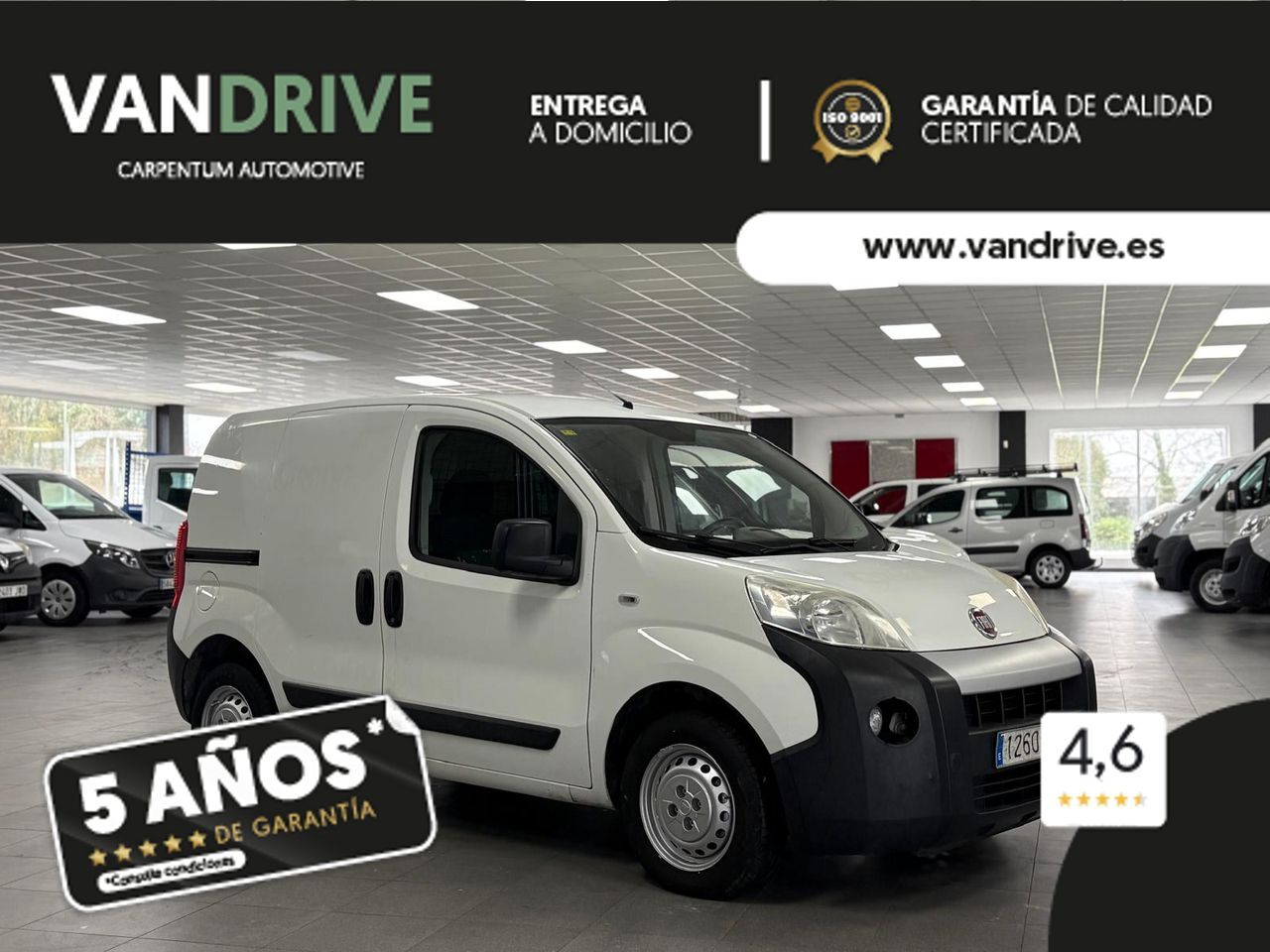 FIAT Fiorino (Cargo Base 1.3 Mjet 55kW E5+ Clase 2) en Lugo