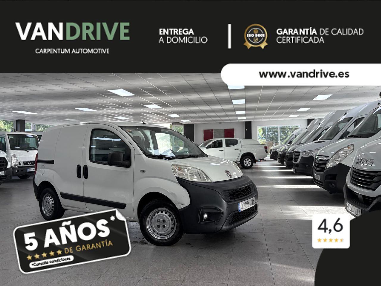 FIAT Fiorino (Cargo Base 1.3 Mjet 55kW E5+ Clase 2) en Lugo