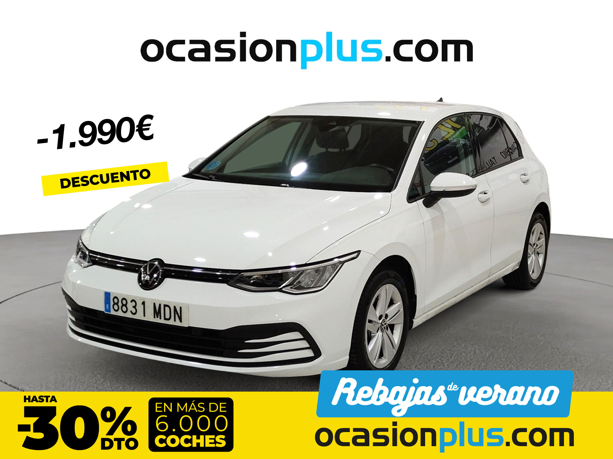 VOLKSWAGEN Golf (Life 1.0 eTSI 81 kW (110 CV) DSG) en Madrid