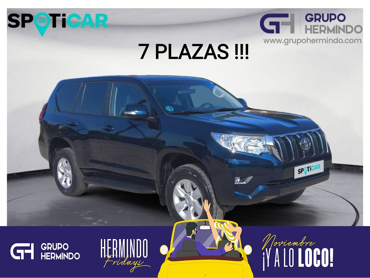 TOYOTA Land Cruiser (2.8 D 4D VX AUTO 7 PLAZAS) en Pontevedra