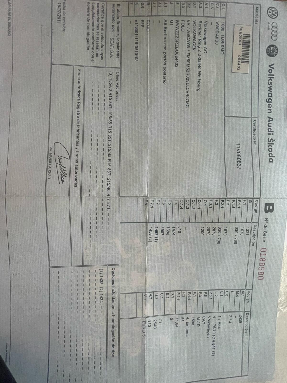 Foto del VOLKSWAGEN Polo 1.2TDI Cross